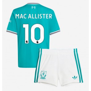 Liverpool Alexis Mac Allister #10 Tredjeställ Barn 2025-26 Kortärmad (+ Korta byxor)